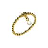 pierścionek złoty z perłą