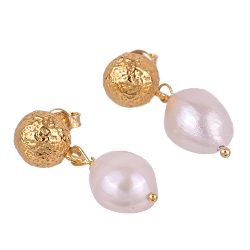 kolczyki z perłami